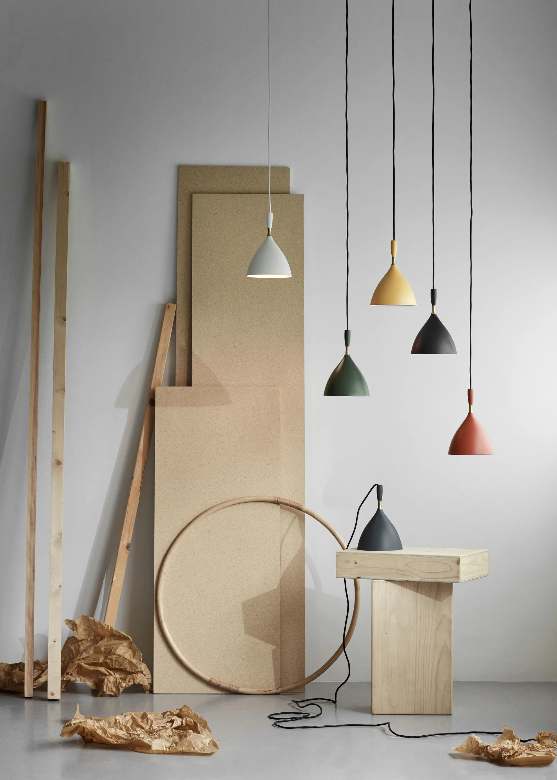 Dokka hanglamp, Wit mat Northern