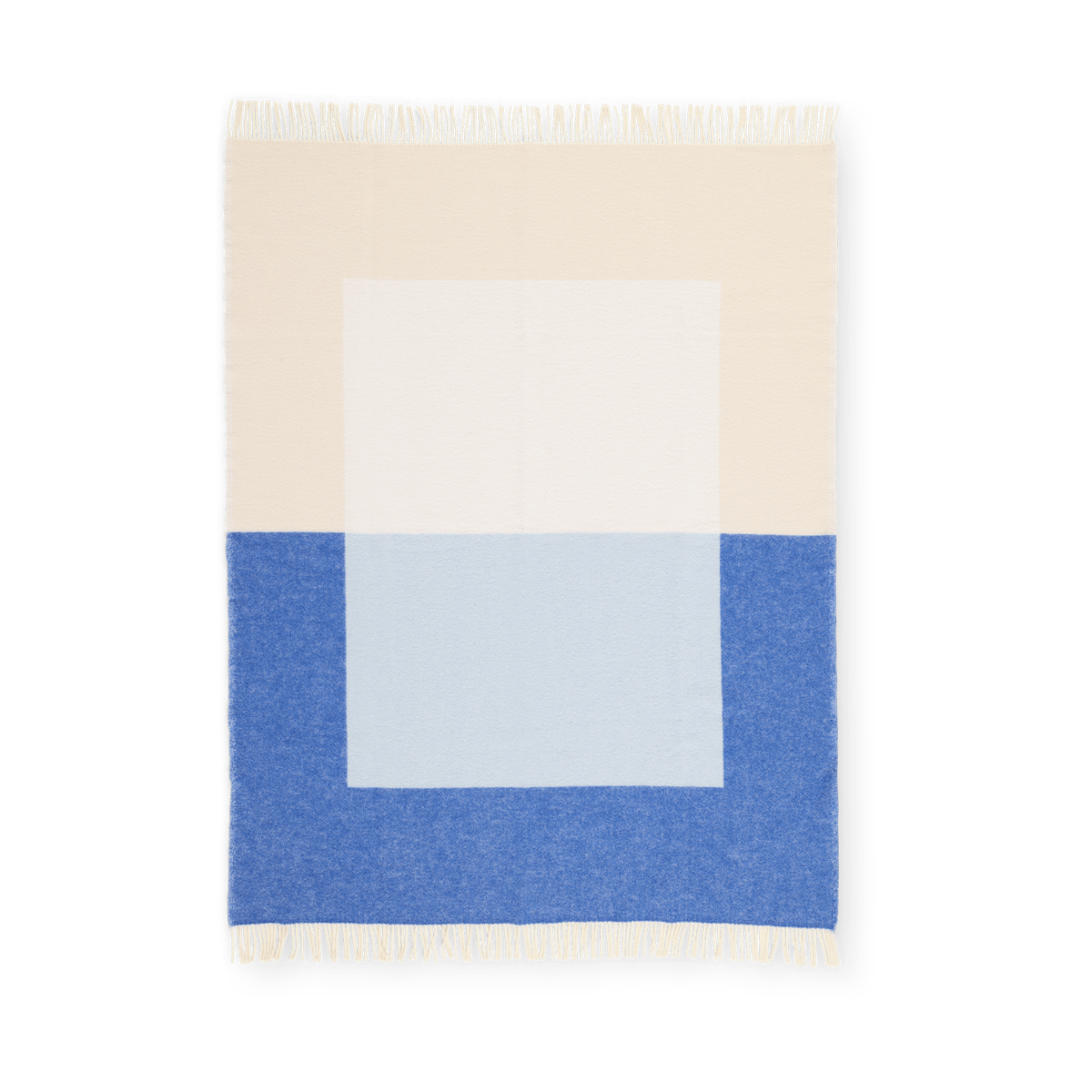 Northern Echo plaid 130x170 cm Blue | Scandinavisch Interieur | Katoenen dekens & spreien | Blauw