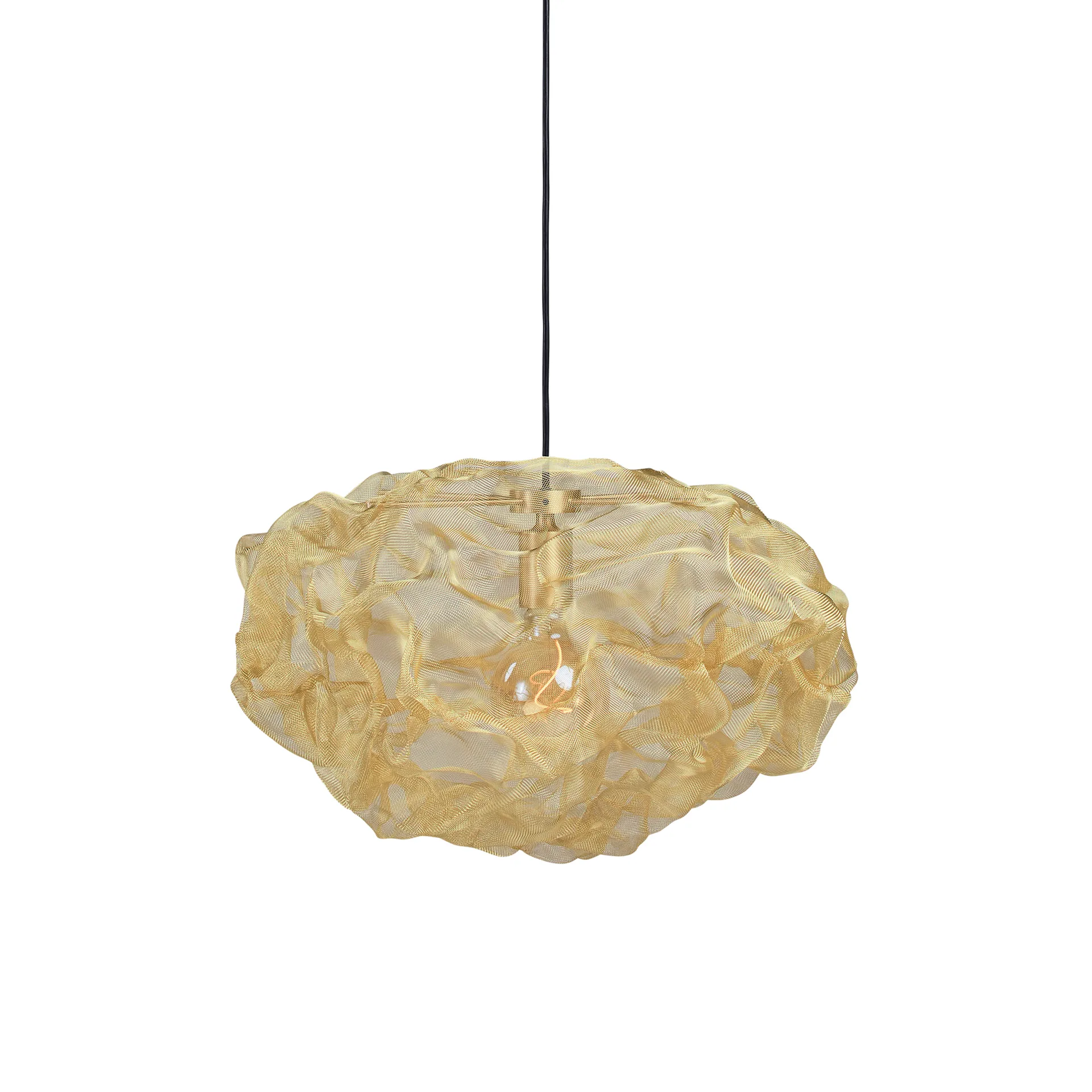 Heat plafondlamp klein, Messing Northern