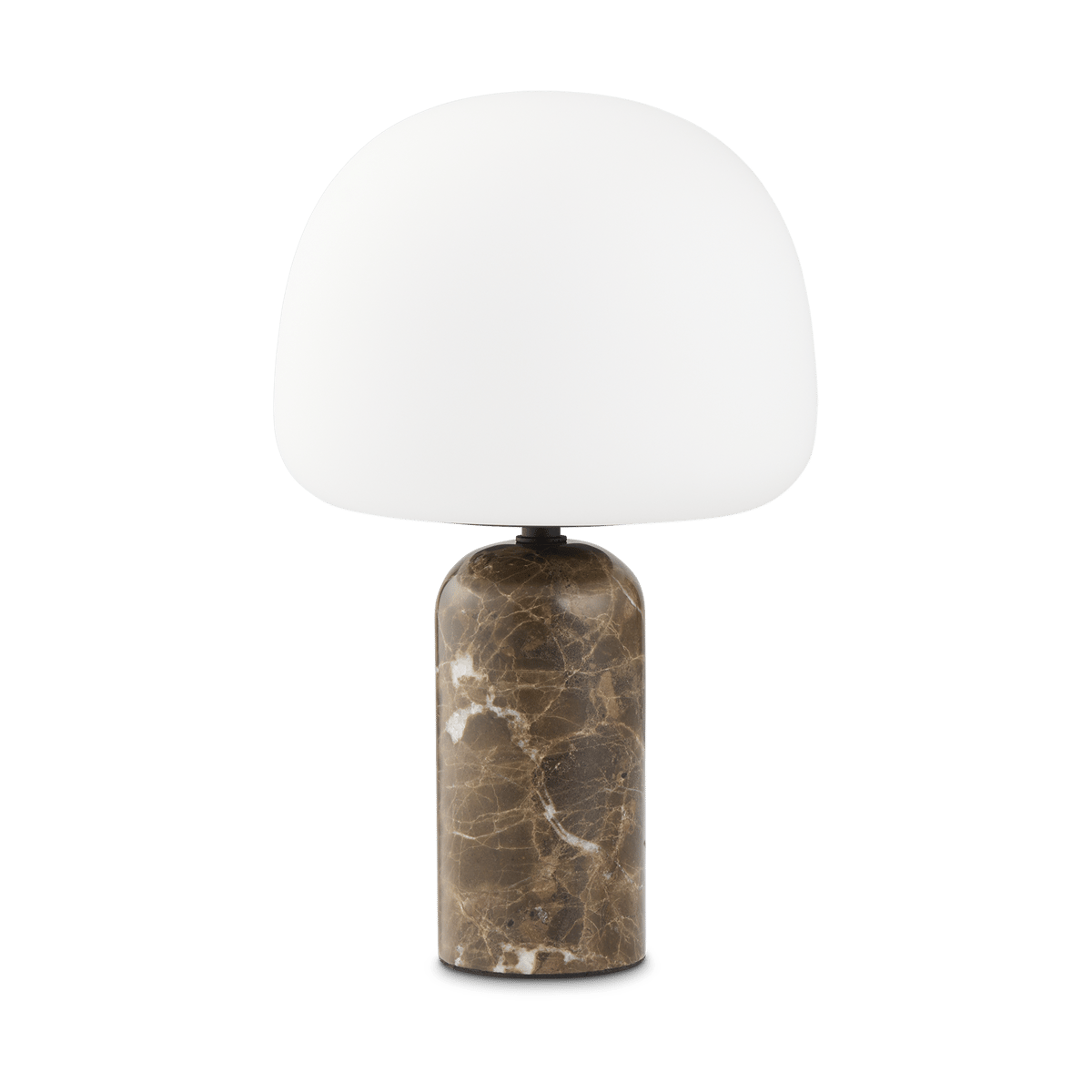Northern Kin tafellamp 33 cm. Brown marble