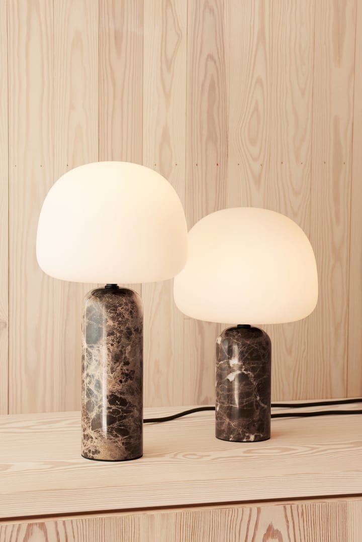 Kin tafellamp 40 cm., Brown marble Northern