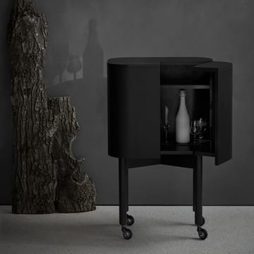 Loud serveertrolley op wielen - Zwart - Northern