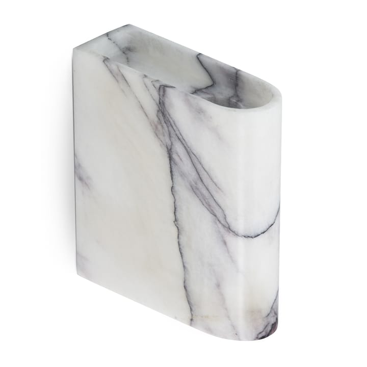 Monolith kaarsenhouder muur - Mixed white marble - Northern