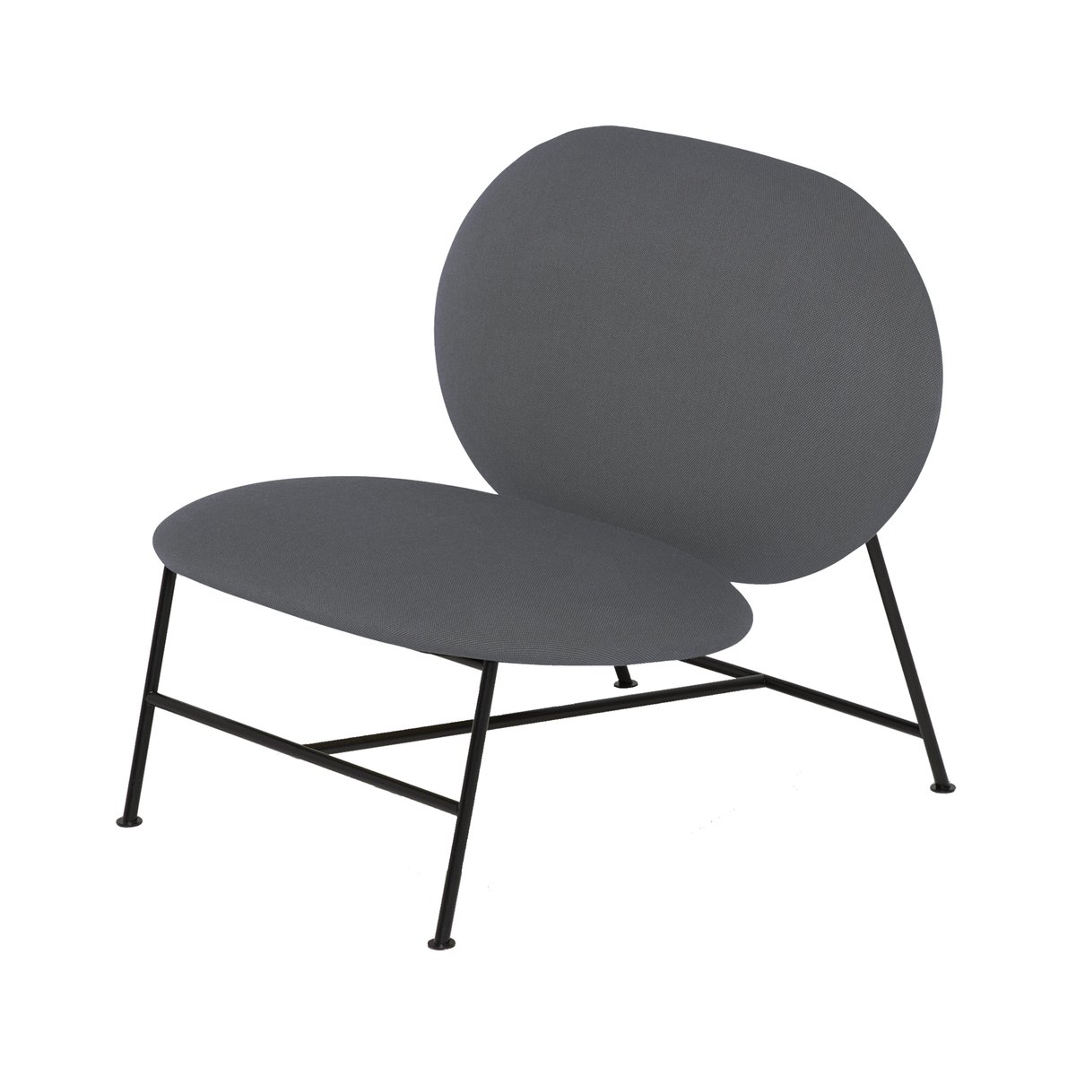 Northern Oblong loungestoel grijs | Scandinavisch Interieur | Stoelen | Grijs