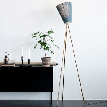 Oslo Wood vloerlamp kap - groen - Northern