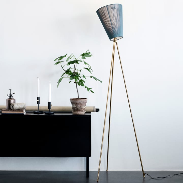 Oslo Wood vloerlamp kap, groen Northern