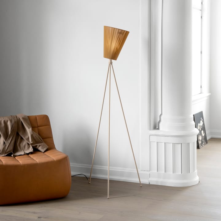 Oslo Wood vloerlamp kap, Karamel Northern