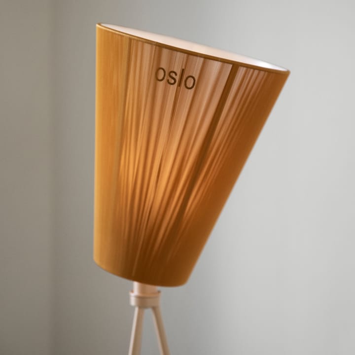 Oslo Wood vloerlamp kap, Karamel Northern