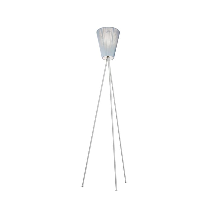 Oslo Wood Vloerlamp - light blue, lichtgrijs onderstel - Northern