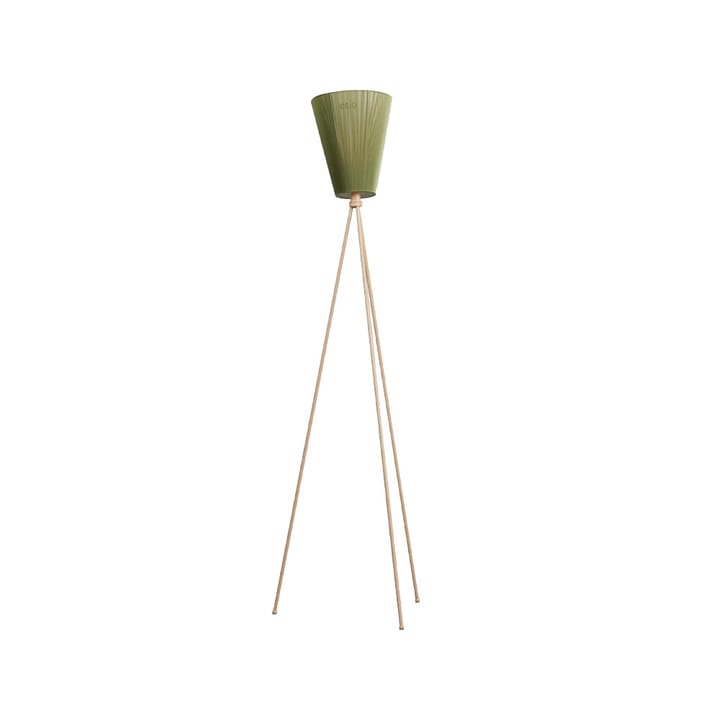 Oslo Wood Vloerlamp - olive green, beige onderstel - Northern
