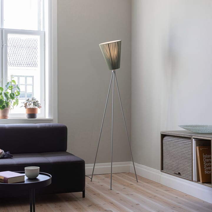 Oslo Wood vloerlamp voet, Lichtgrijs Northern