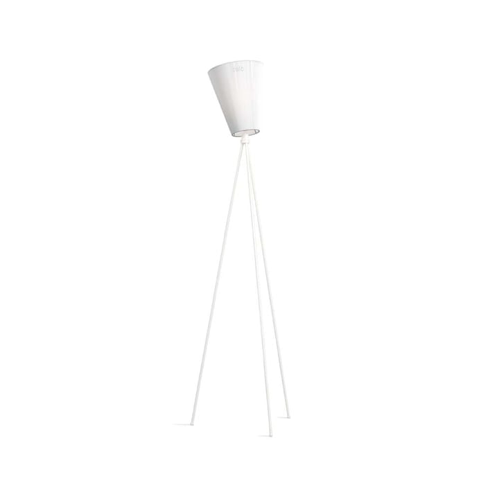 Oslo Wood Vloerlamp - white, matwit onderstel - Northern