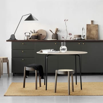 Pal kruk met rotan zitting - licht eiken - Northern