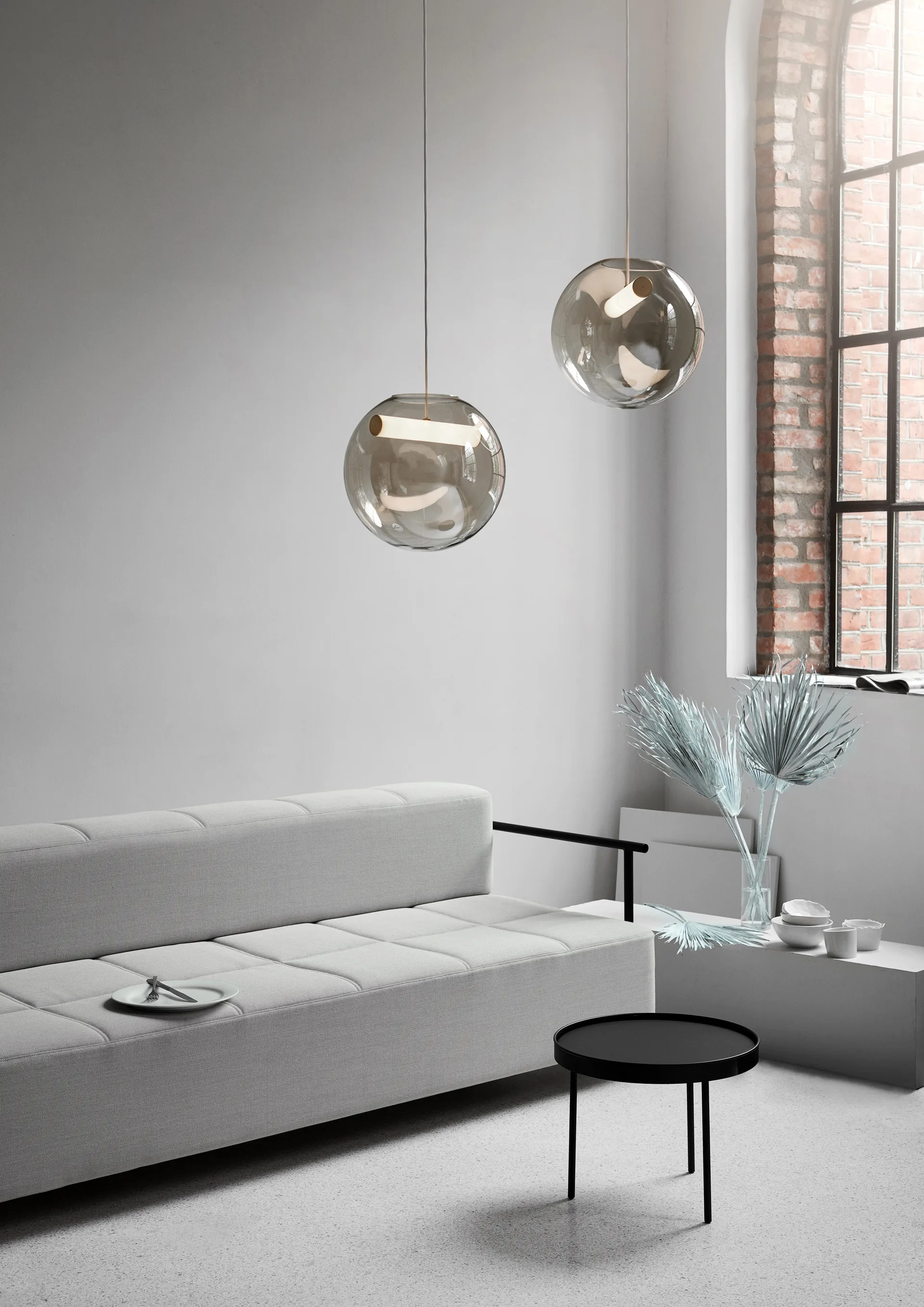 Reveal plafondlamp Ø45 cm, Grijs Northern