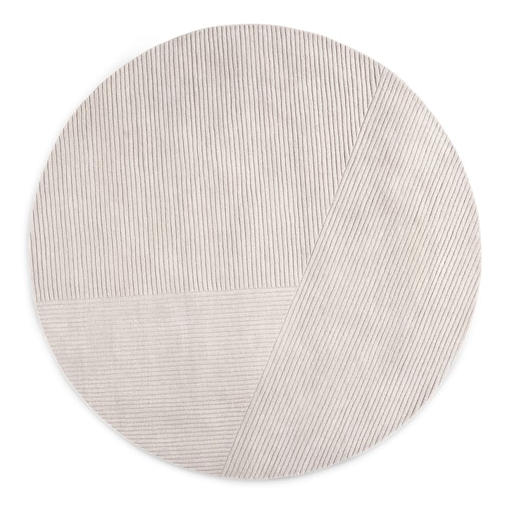 Row vloerkleed rond Ø200 cm, Lichtgrijs Northern