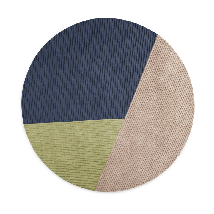Row vloerkleed rond Ø200 cm - Trio - Northern