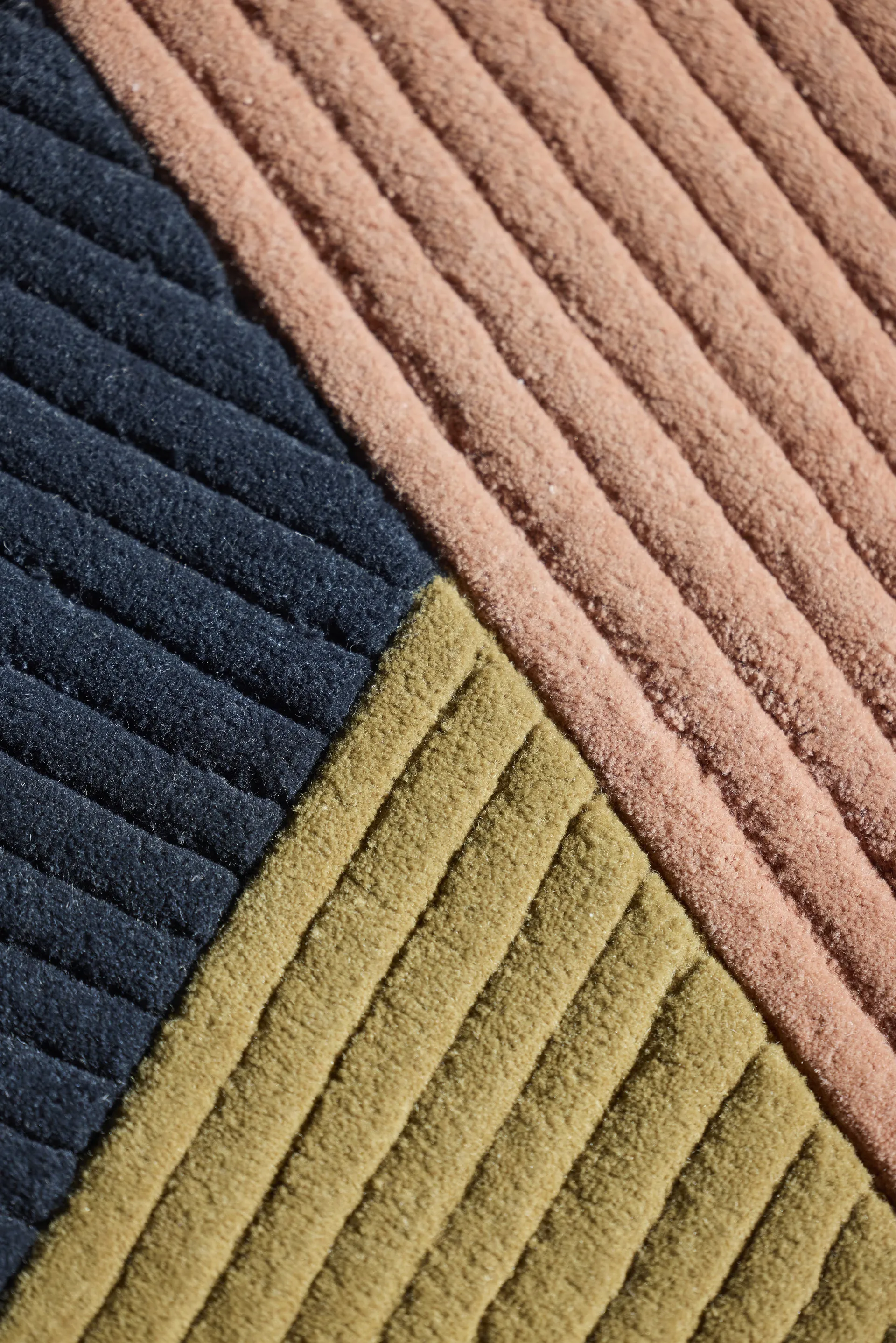 Row vloerkleed rond Ø200 cm, Trio Northern