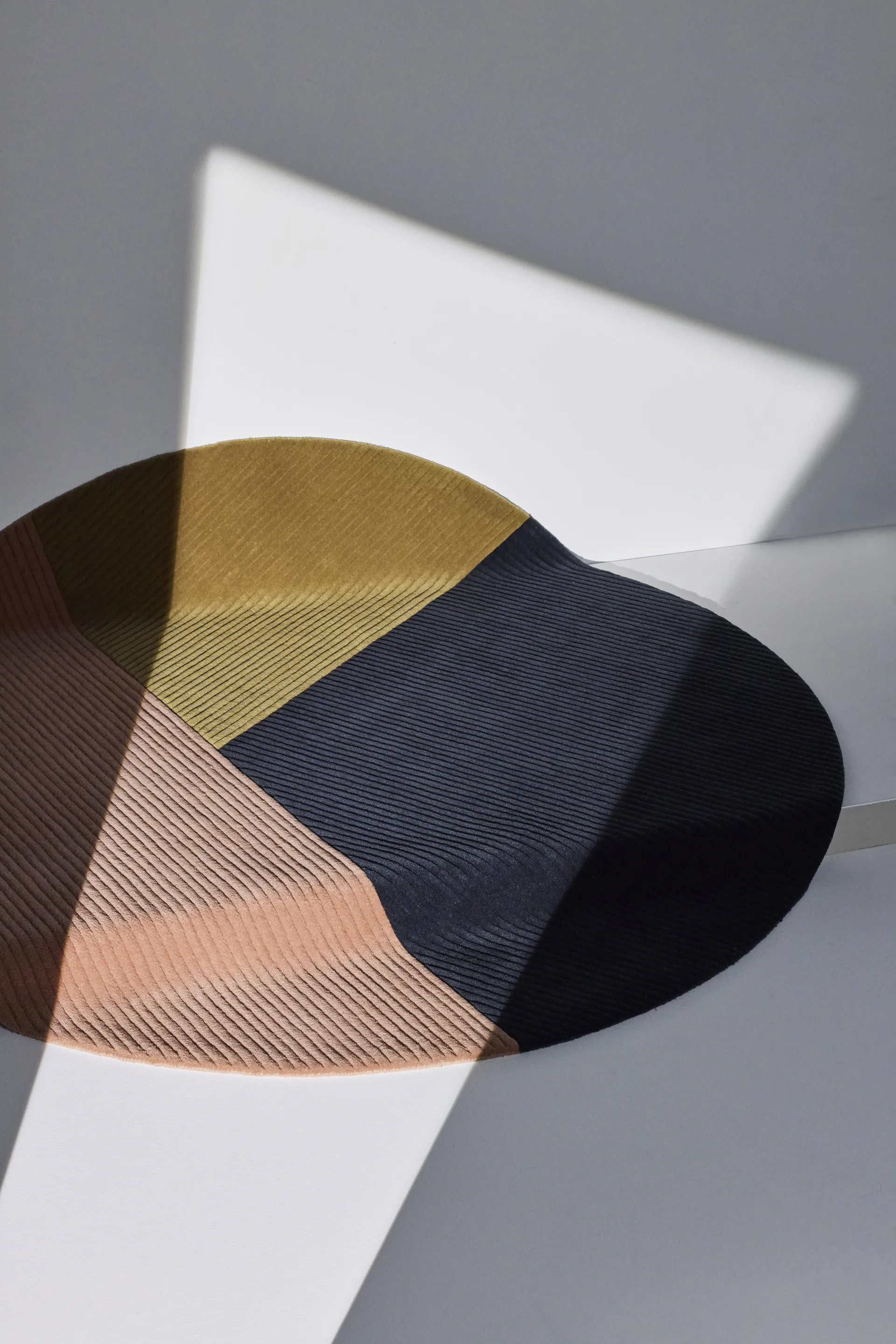 Row vloerkleed rond Ø200 cm, Trio Northern