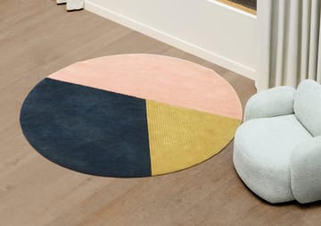 Row vloerkleed rond Ø200 cm - Trio - Northern