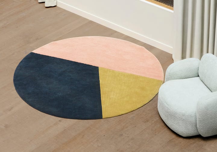 Row vloerkleed rond Ø200 cm, Trio Northern