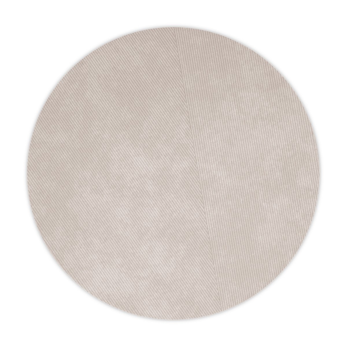 Northern Row vloerkleed rond o270 cm Lichtgrijs | Scandinavisch Interieur | Wollen vloerkleden | Grijs