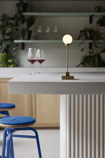 Snowball draagbare tafellamp 33 cm - Messing - Northern