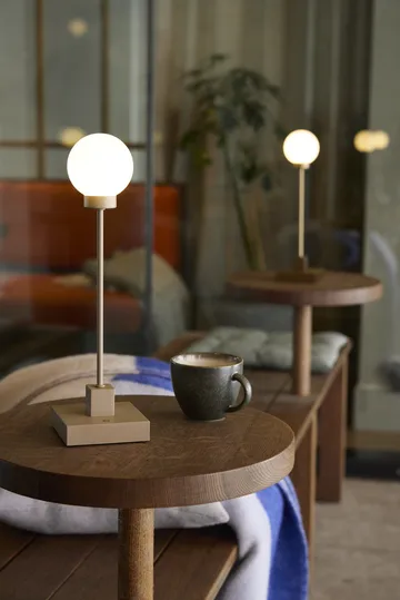 Snowball draagbare tafellamp 33 cm - Messing - Northern