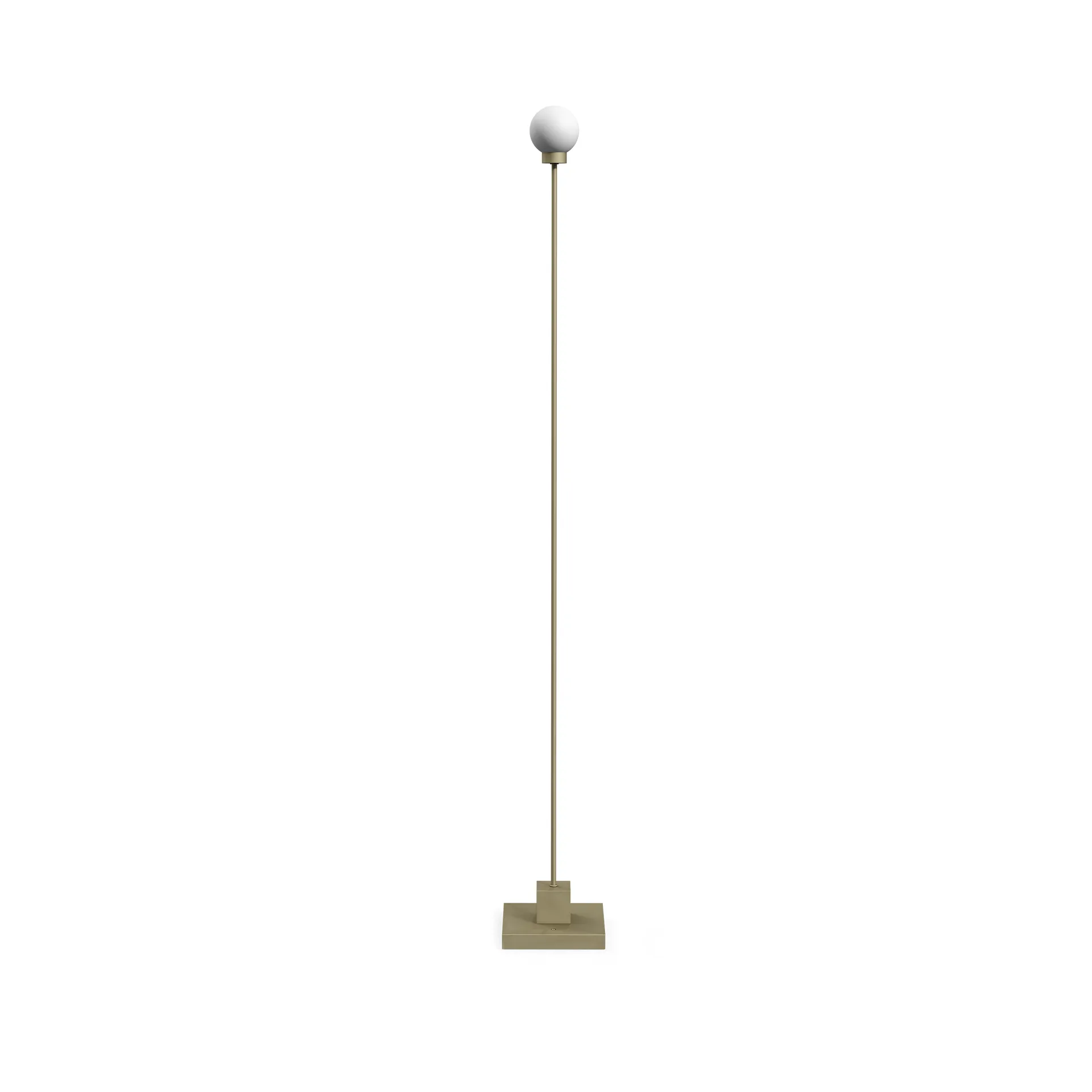 Snowball draagbare vloerlamp 122 cm, Grijs beige Northern