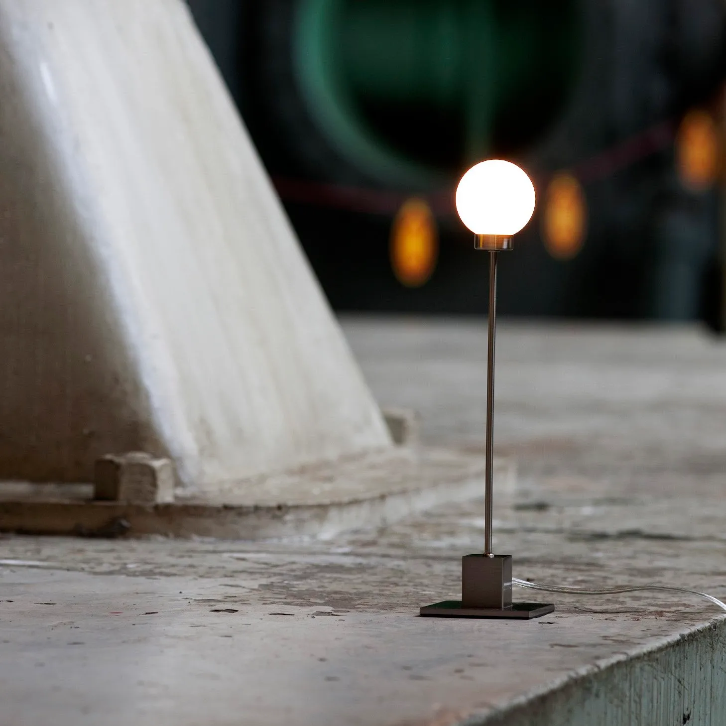 Snowball reservekap vloerlamp, wit Northern