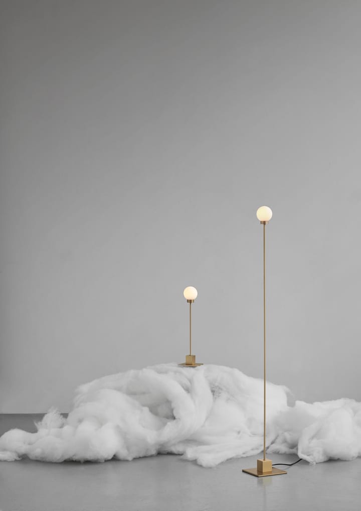 Snowball vloerlamp 117 cm, Brass Northern