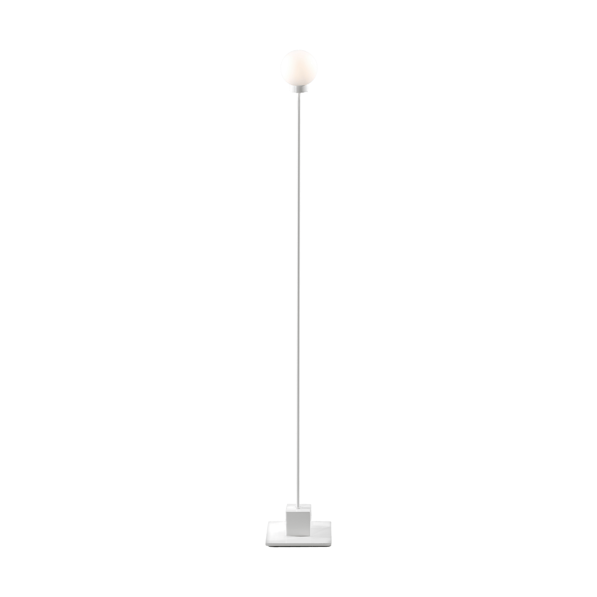 Northern Snowball vloerlamp 117 cm White | Scandinavisch Interieur | Vloerlampen | Wit
