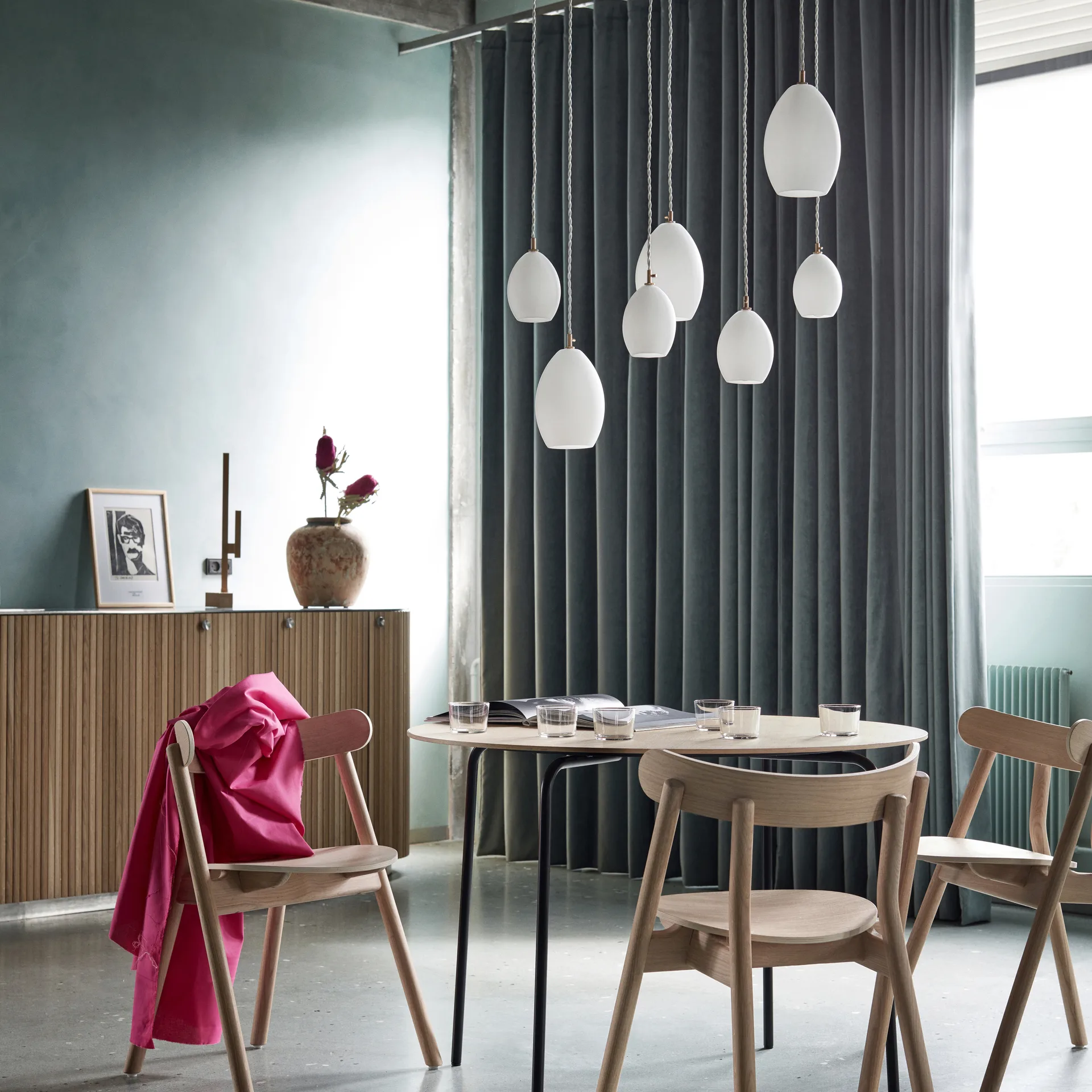 Unika plafondlamp wit, Groot Northern