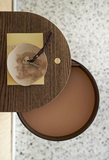 Valet hangend opbergdoosje voor aan de muur small - Smoked oak - Northern
