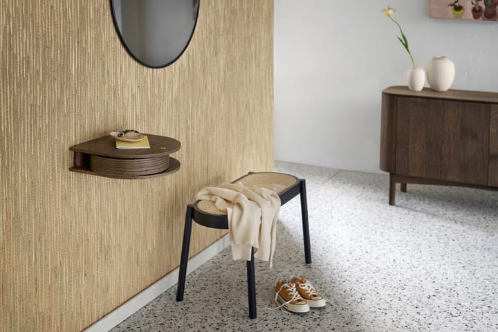Valet hangend opbergdoosje voor aan de muur small, Smoked oak Northern