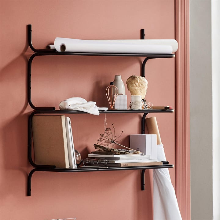 Wired wandplank - zwart - Northern