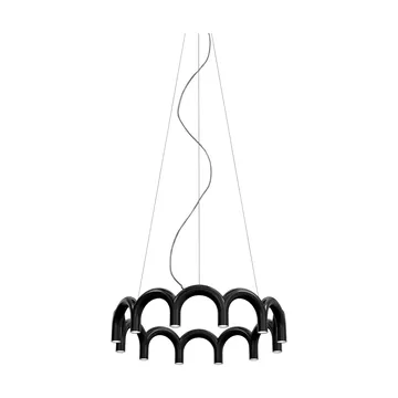 Arch circle hanglamp - Black, Ø98 cm - Oblure