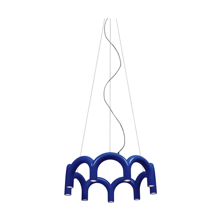 Arch circle hanglamp - Blue, Ø76 cm - Oblure