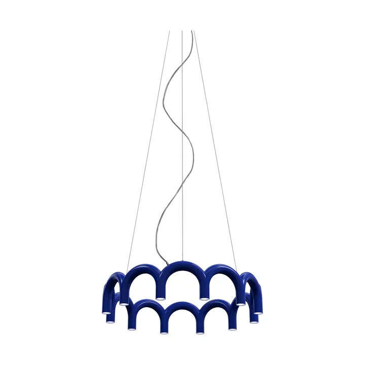 Arch circle hanglamp - Blue, Ø98 cm - Oblure