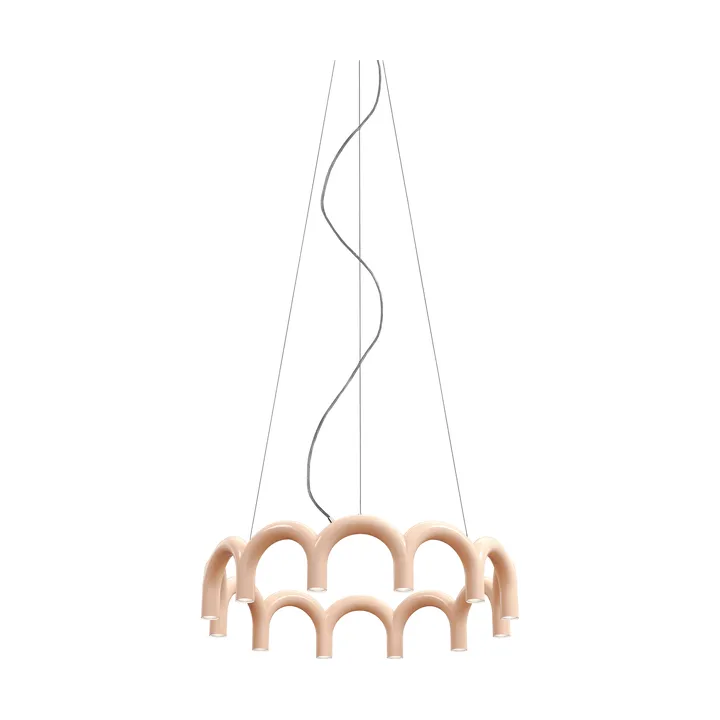Arch circle hanglamp - Nude, Ø98 cm - Oblure