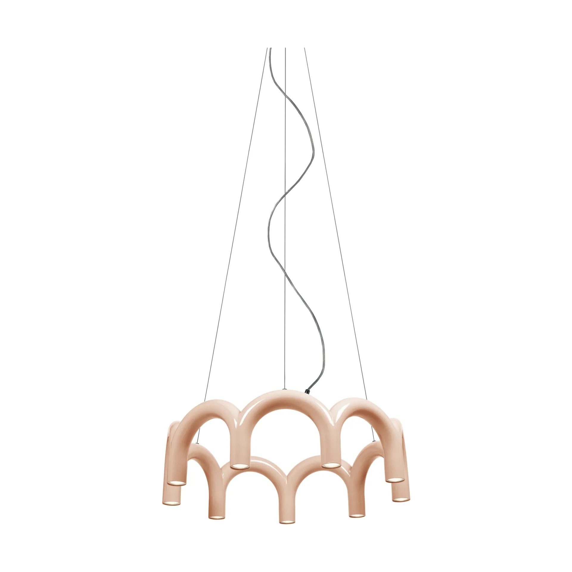 Arch circle pendel, Nude Ø76 cm Oblure