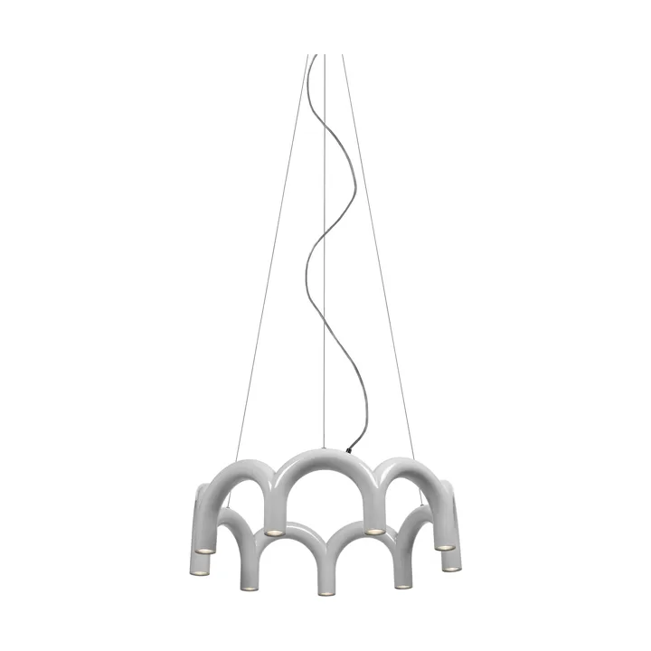 Arch circle pendel - White, Ø76 cm - Oblure