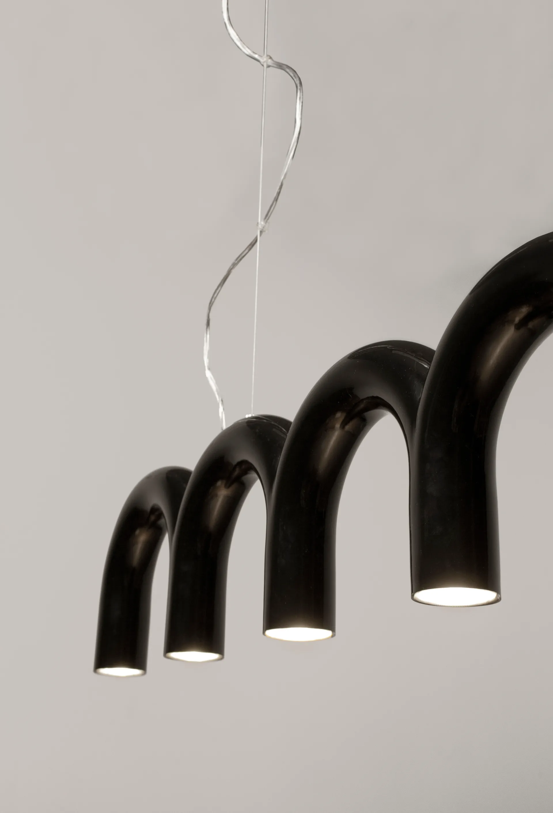 Arch hanglamp 125,6 cm, Black Oblure