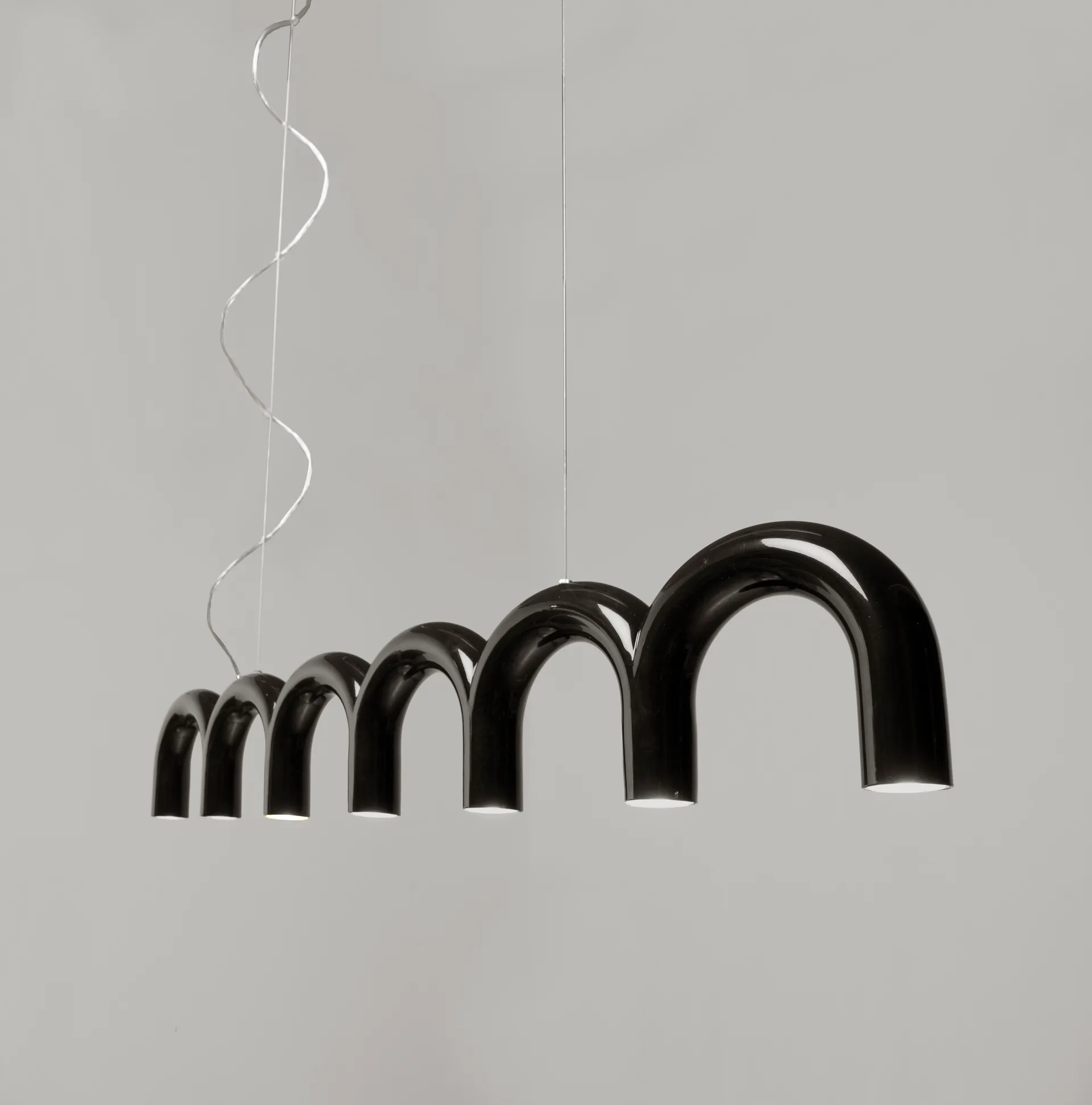 Arch hanglamp 125,6 cm, Black Oblure