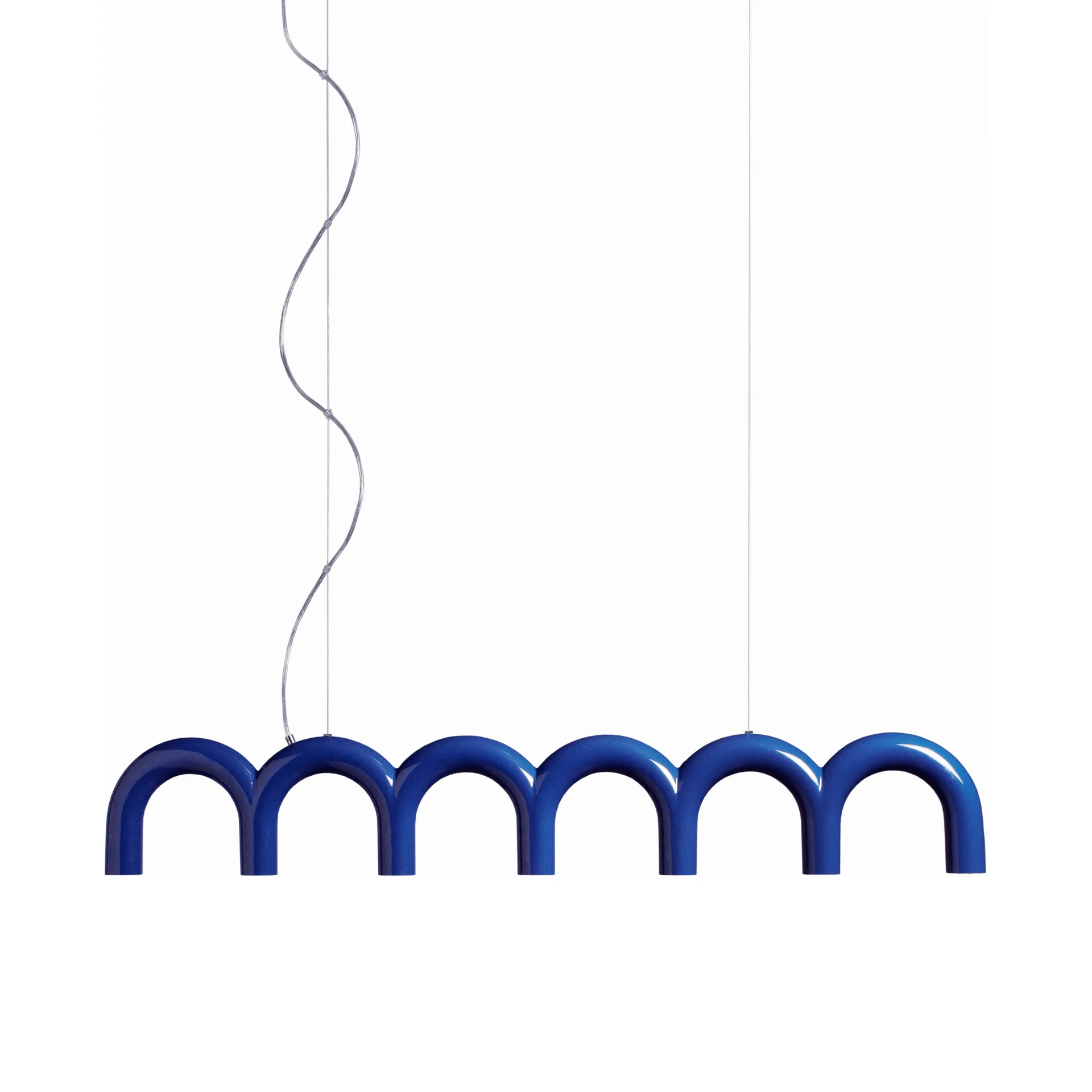 Arch hanglamp 125,6 cm, Blue Oblure