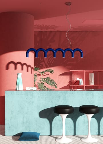 Arch hanglamp 125,6 cm - Blue - Oblure