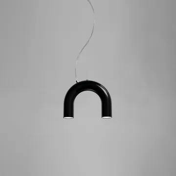 Arch single hanglamp - Black, 25,5 cm - Oblure