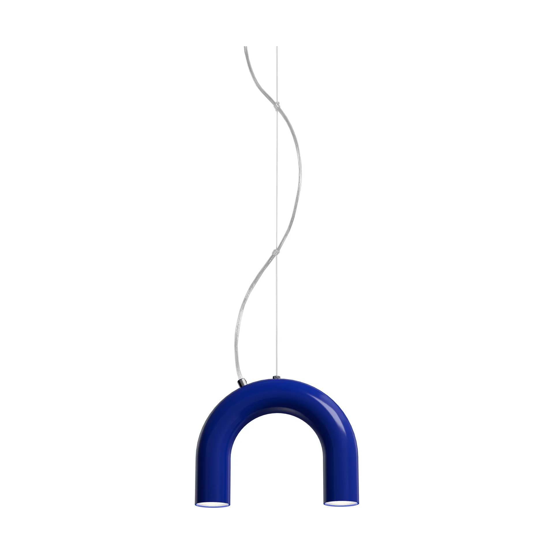 Arch single hanglamp, Blue, 25,5 cm Oblure