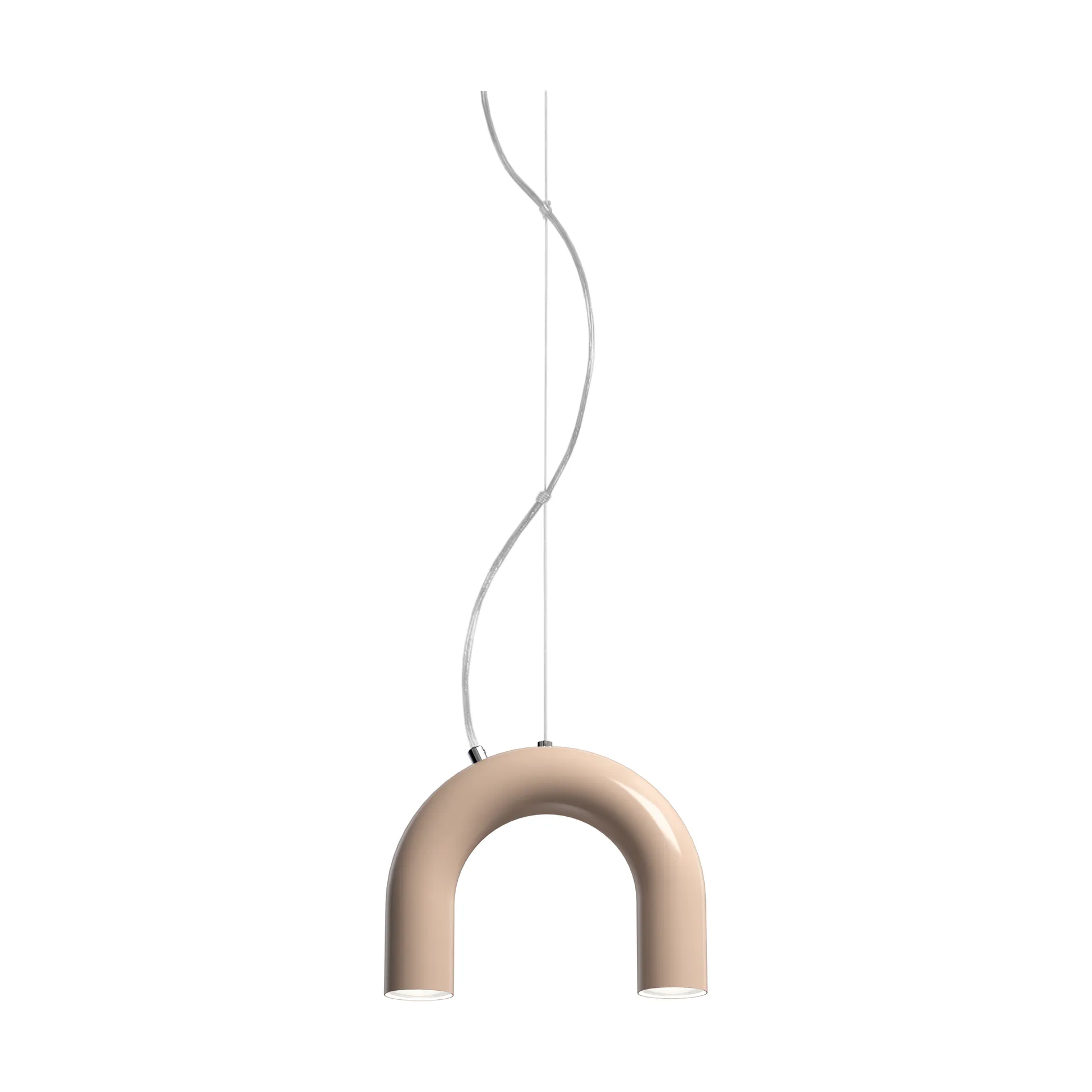 Arch single hanglamp, Nude, 25,5 cm Oblure