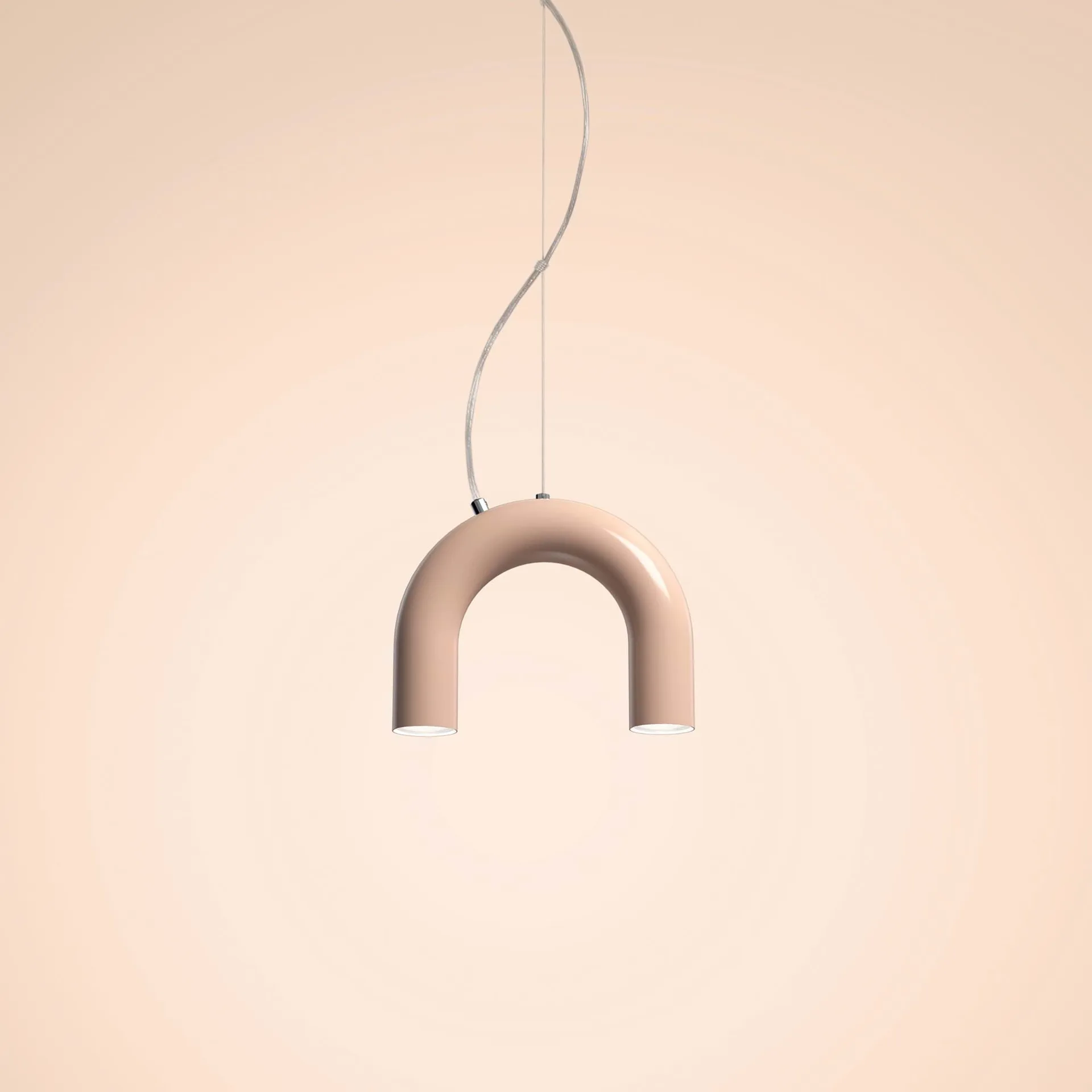 Arch single hanglamp, Nude, 25,5 cm Oblure