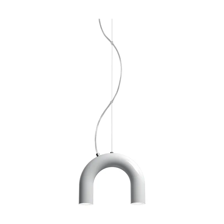 Arch single hanglamp - White, 25,5 cm - Oblure